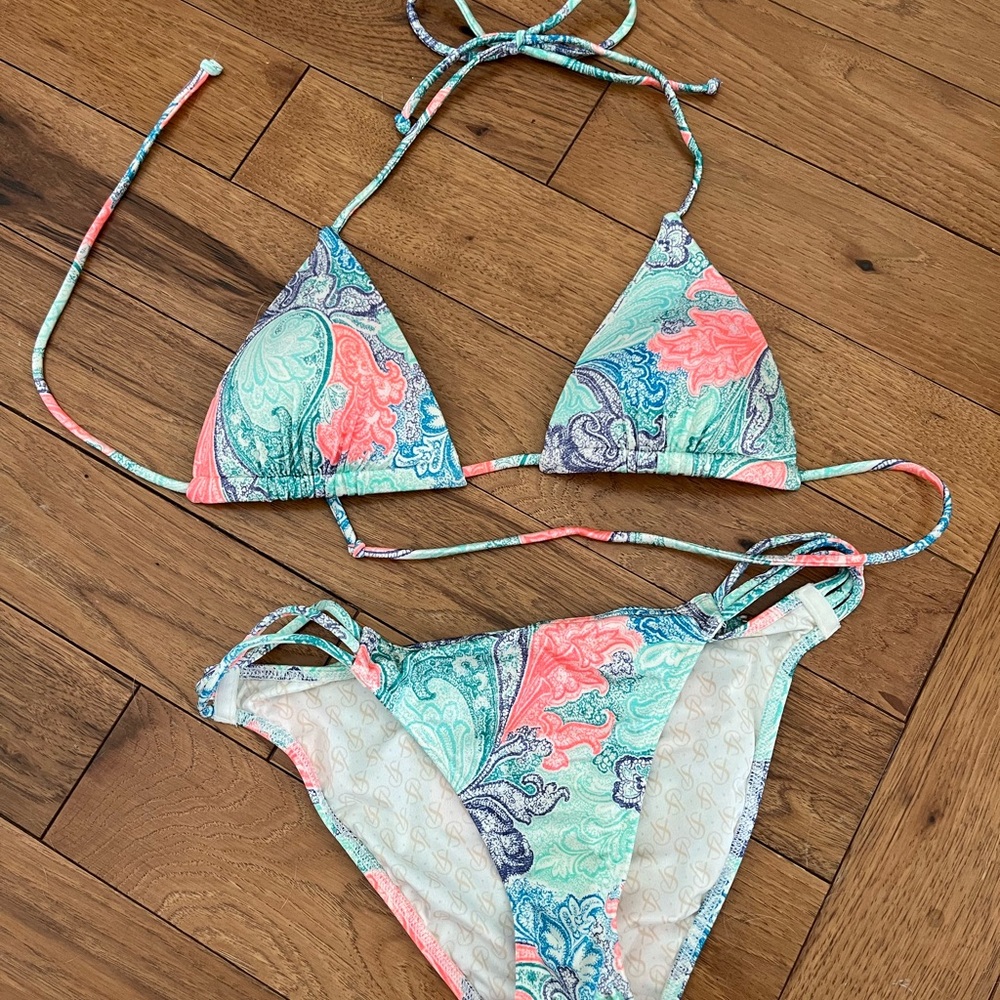 Colorful Paisley Bikini Set